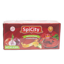 Spicity stew and Jollof